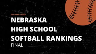 Nebraska high school softball final rankings [upl. by Dragoon201]