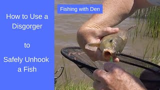 Use a Disgorger to Unhook a Deeply Hooked Fish [upl. by Milstone193]