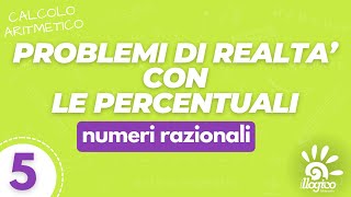 Problemi di realtà con le percentuali  5 [upl. by Niu]