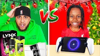 CHEAP VS EXPENSIVE CHRISTMAS PRESENTS CHALLENGE 🎁 [upl. by Luckin184]