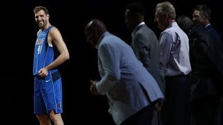 FULL CEREMONY  The Dallas Mavericks amp NBA Legends Honor Dirk Nowitzki  April 9 2019 [upl. by Ailel]