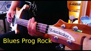 Rickenbacker 4003s bass  A bit of Blues Prog Rock [upl. by Nennerb]