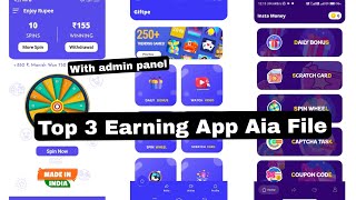 ✨New High Quality Earning App Aia Files  Get Best Aia File Kodular niotronandroidbuilder aia file [upl. by Desdemona]