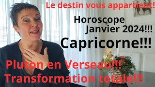 Horoscope Janvier 2024 pour le Capricorne [upl. by Idell786]