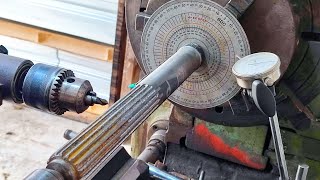 combination technique that is not taught in school making long gears with a lathe [upl. by Nylsirhc946]