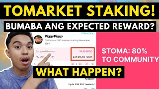 TOMARKET STAKING BUMABA ANG EXPECTED REWARD CHECK YOUR PGC TOKEN ALLOCATION [upl. by Nesta]