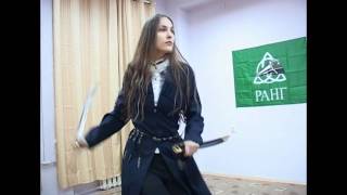 The Dance of Cossack Girl with a Sword  Arkona  Kupala and Kostroma HD [upl. by Sailesh]