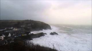 cadgwith storm 2014 [upl. by Noli]