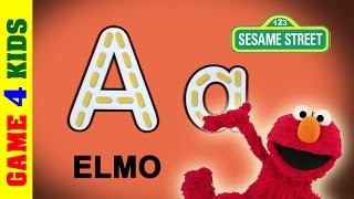 Elmo Loves ABCs  Learn to write Alphbet ABC with Elmo from Sesame Street [upl. by Yelrebmyk]