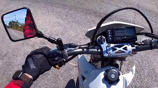 Fast Jax Metrics  2023 DRZ 400sm Mini review ride [upl. by Esihcoc]