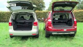 im vergleich VW Touran  Chevrolet Orlando  motor mobil [upl. by Amathist]