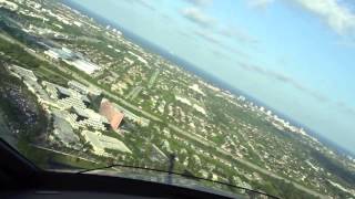 Embraer Legacy  Boca Raton Airport  Approach amp Landing Runway 5 [upl. by Endres]