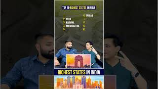 Top 10 Richest States in India  Richest and Poorest States in India  biggboss salmankhan mumbai [upl. by Katey]