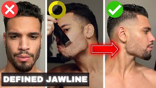 Beard Styles For Men My Stubble Beard Routine For A SHARP JAWLINE LOOKSMAXING SECRETS FOR MEN [upl. by Annoit]