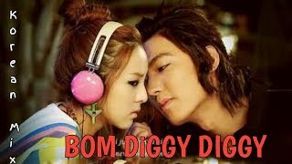 Korean mix  BOM DiGGY DIGGY  Lee min ho  Sandara  cass [upl. by Einwat]