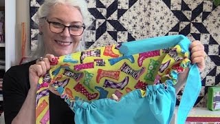 How to Make a Reversible Basket Apron [upl. by Camala722]