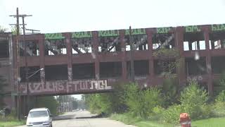 Detroit East Side Packard Plant amp Vicinity [upl. by Buckie]