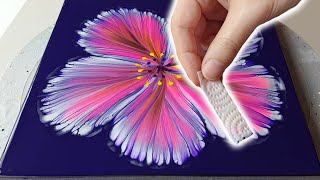 697 Incredible way to paint beautiful petals  Easy Painting ideas  Designer Gemma77 [upl. by Flinn]