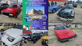 I CONCENTRACION DE COCHES CLASICOS CUERVA TOLEDO 2024 [upl. by Nial]