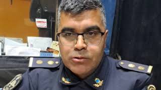 Comisario Julio Silva  Jefe Departamental de Policía de Rivadavia [upl. by Jestude]