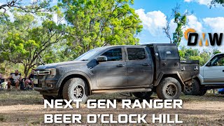 1st Next Gen Ford Ranger up Beer Oclock Reuben DMW Springs 4x4 Hill Climb [upl. by Aicak]