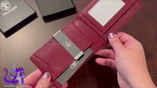 Showcasing TRAVANDO AUSTIN Thin Bifold Wallet with Money Clip [upl. by Lavicrep407]