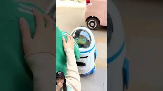 ROBOT PENARIK BECAK KURSI ⁉️BOCIL GANTIAN DUDUK 😱😍shorts funny dubbing [upl. by Nirot]