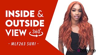 Bobbi Boss Glueless HD Transparent Lace Wig  MLF263 SURI  EBONYLINECOM [upl. by Lesser]