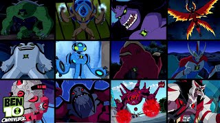 BEN 10 ULTIMATE FORMS TRANSFORMATIONS [upl. by Stanwood]