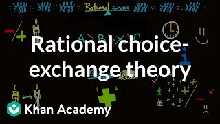 Rational choiceexchange theory  Society and Culture  MCAT  Khan Academy [upl. by Adnov]