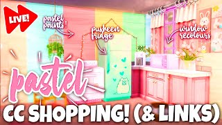 🌸 pastel build amp buy cc shopping with links 🌸 The Sims 4 [upl. by Dey]