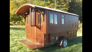 Building the Modern Vardo  Gypsy Wagon [upl. by Ainezey]