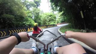 Sentosa Skyline Luge  Dragon Trail Day [upl. by Esidnak]