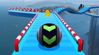 Sky Rolling Ball 3D Gameplay Speedrun Max All Levels 1152 [upl. by Okubo499]