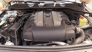 Touareg 7P Luftfilter wechseln V 6  3 Liter Diesel  245 PS [upl. by Ahsilam658]