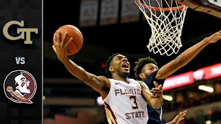 Georgia Tech vs Florida State Mens Basketball Highlights 201920 [upl. by Ainotal]