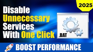 Disable Unnecessary Windows Services for Faster Gaming and PC Performance [upl. by Potash]