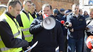 STOP pacyfikacji rodzinnych gospodarstw Sławomir Izdebski podczas protestu rolników [upl. by Yrrem]