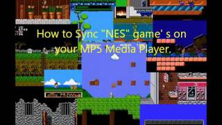 How to Sync NES Games to Your PSP MP5 MP4 Media Player PSP Clone Game Player Clone Tutorial [upl. by Ecertak]