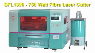 Boxford BFL1390 750 Watt Fibre Laser Cutting a variety of metals [upl. by Zsazsa]