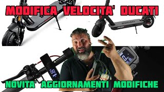 modifica velocità monopattino aggiornamento ducati pro 2 3 evo II III scrambler cross aumento [upl. by Merchant]