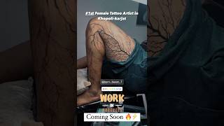 NehaTattooStudio lighting lightning tattoo love youtube youtubeshorts viral trending [upl. by Verner]