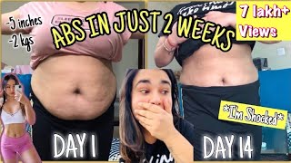 ABS IN 2 WEEKS Indian Fat Girl tried CHLOE TING’S 2 Weeks Shred Challenge This is What Happened [upl. by Thill561]