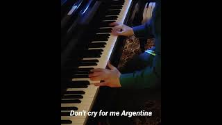 Dont cry for me Argentina pianoforte piano musicaantoniodavi dontcry [upl. by Nimzaj]