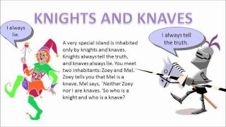 Knights and Knaves Truth and Lies [upl. by Aronson]