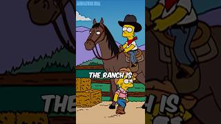 What Happens When The Simpsons Live On A Ranch thesimpsons [upl. by Nodnelg]