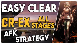 CREX1 to 8  Challenge Mode  AFK Easy Strategy 【Arknights  アークナイツ】 [upl. by Anirahtak]