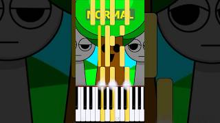 Mr Tree Theme Incredibox Sprunki  Normal Vs Horror on piano [upl. by Cinom]