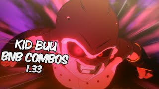 DBFZ 133 Kid Buu BnB  Advanced Combos  DRAGON BALL FighterZ [upl. by Tare]