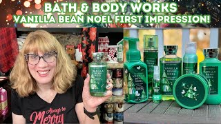 Bath amp Body Works Vanilla Bean Noel First Impression [upl. by Mokas]